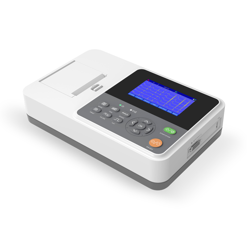 Ekg Ecg Machine Portable - Портативный цифровой 3-канальный 12-отводный ЭКГ-аппарат CONTEC
